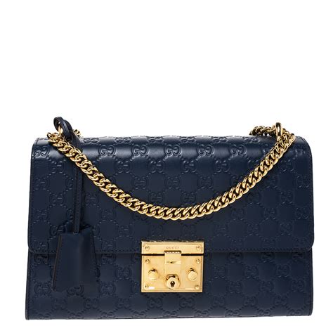 gucci handbag navy|Gucci suede shoulder bag.